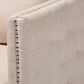 Baxton Studio Micah Swivel Chair in Beige, , large