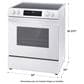 Frigidaire 30" Front Control Electric Range, , large