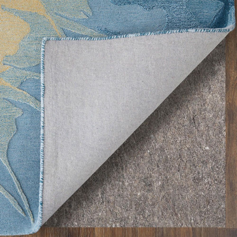 Feizy Rugs Kawai 9&#39; x 12&#39; Teal Area Rug, , large