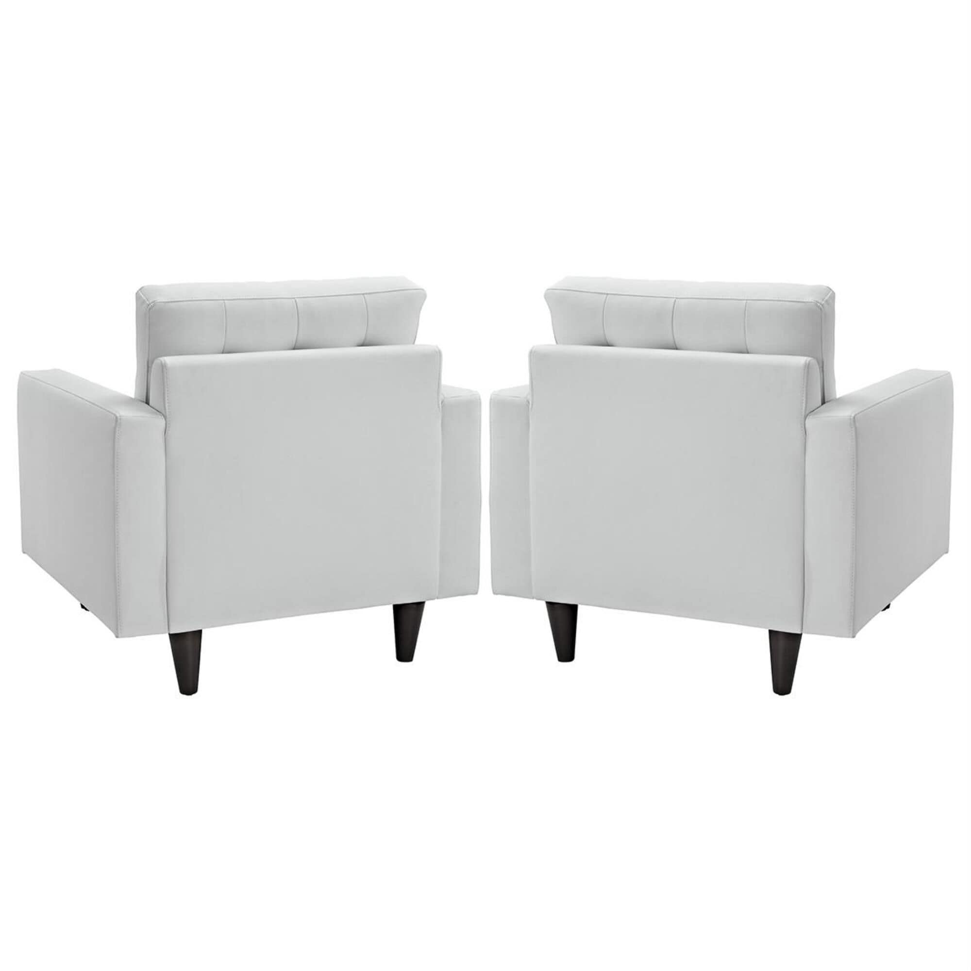 Large white sale armchair