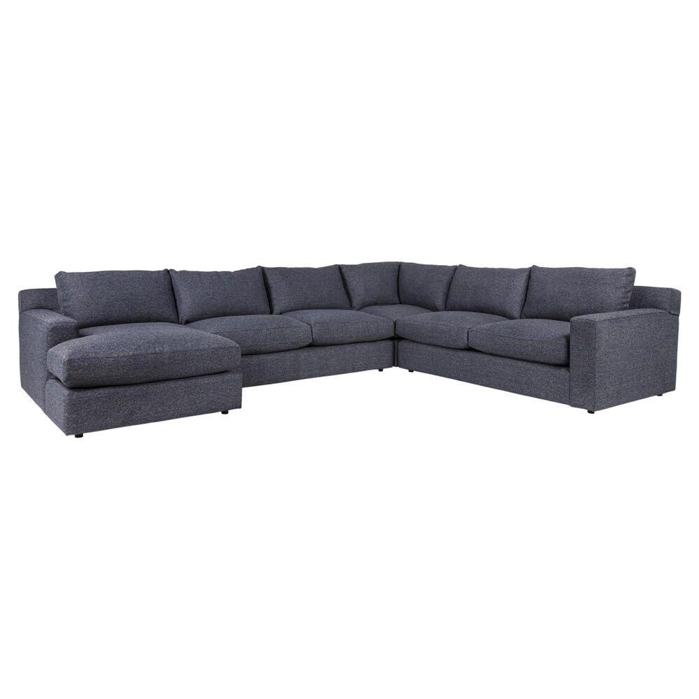 McCreary Modern 4-Piece Left Facing U-Shaped Sectional in Theon Night, , large