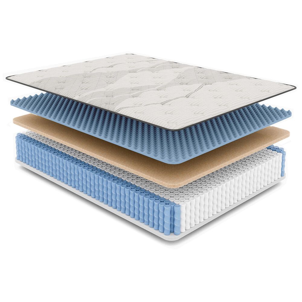 Hearth and Haven Diamond Nina Copper Medium Euro Top King Mattress, , large