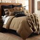 HiEnd Accents Ashbury 5-Piece Queen Comforter Set in Tan and Black, , large