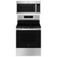 GE Appliances 2pc Kitchen Package 1.9 Cu. Ft. Over-the-Range Sensor Microwave Oven and 30" Free-Standing Electric Convection Range with No Preheat Air Fry and EasyWash Oven Tray in Stainless Steel, , large