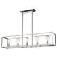 Golden Lighting Wesson 5-Light Linear Pendant in Chrome, , large