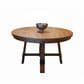 Boulder & Pine Nordic 52" Round Dining Table in Cherry Brown, , large