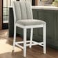 Armen Living Nolan 26" Counter Height Stool in Matte White, , large