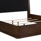 Millenium Dilenno California King Panel Bed in Dark Brown with USB Ports, , large