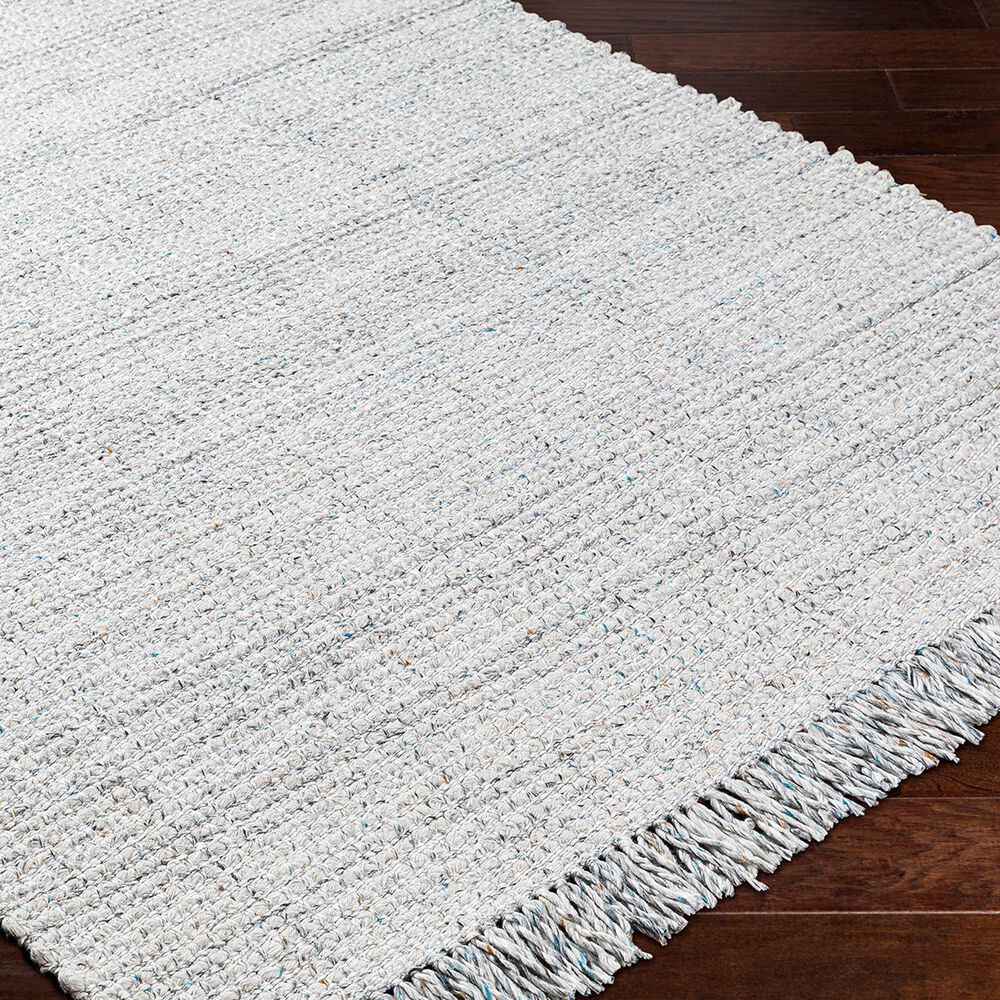 Surya Sara SRU-2303 6&#39; x 9&#39;  Light Slate, Charcoal, Brown, Seafoam, Light Grey Area Rug, , large