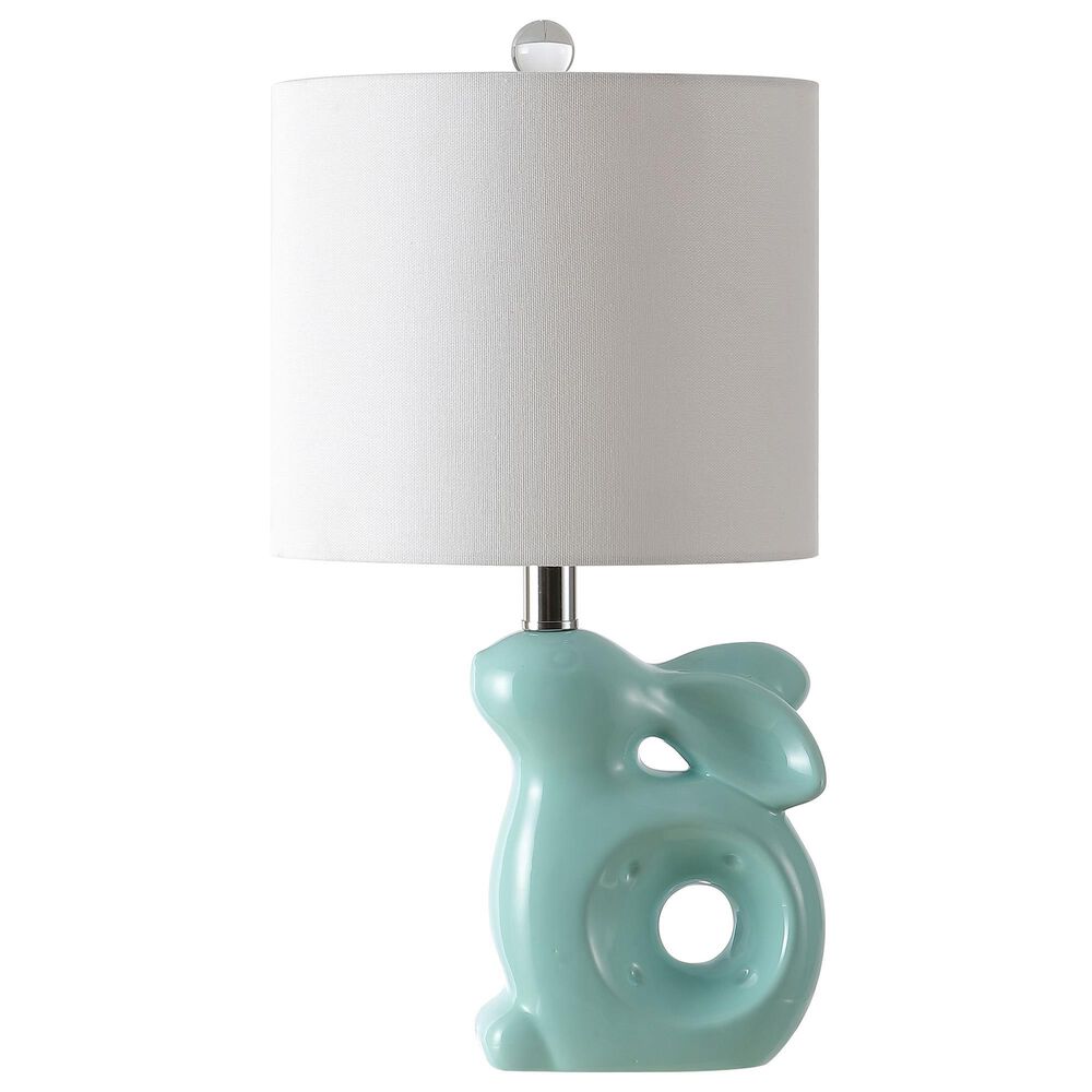 Safavieh Ruby Rabbit Table Lamp in Seafoam, , large