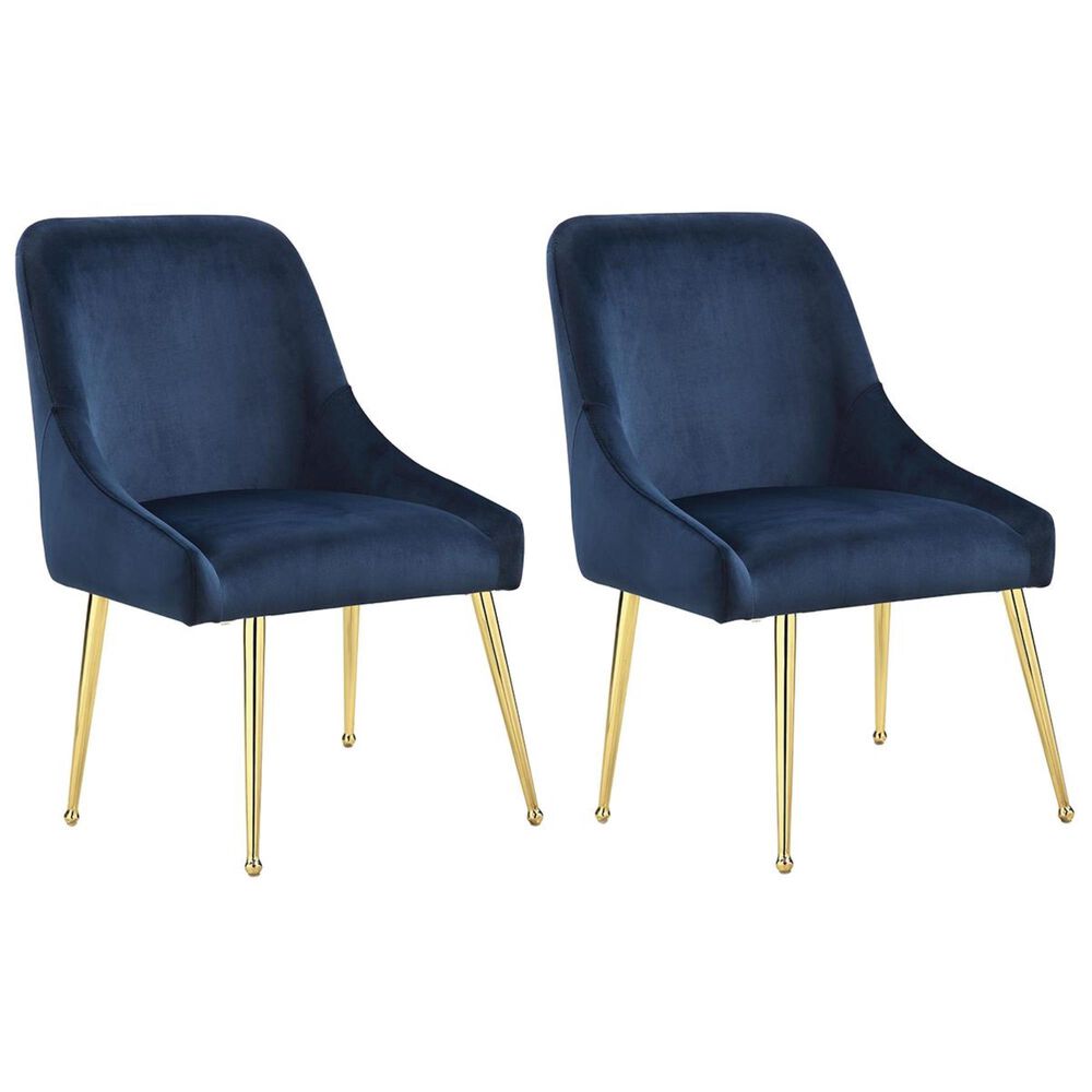 Pacific Landing Dining Chair in Dark Ink Blue (Set of 2), , large