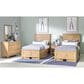 St Claire Home Today"s Traditions 7 Drawer Dresser and Mirror in Natural Hickory, , large