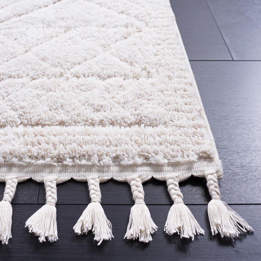 Safavieh Marrakesh 2&#39;2&quot; x 6&#39; Ivory and Beige Runner, , large