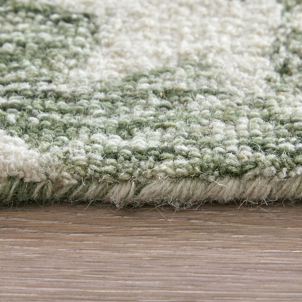 Feizy Belfort Green 5&#39; x 8&#39; Area Rug, , large