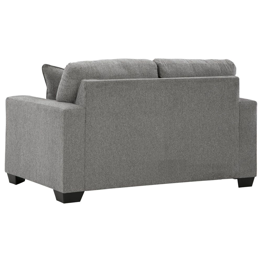 Ashley Deltona Loveseat in Graphite, , large