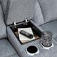 Ashley Forest Lake Power Reclining Loveseat in Steel, , large