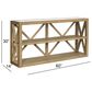 Bassett Mirror Company Holden Console Table in Rustic Blonde and White, , large
