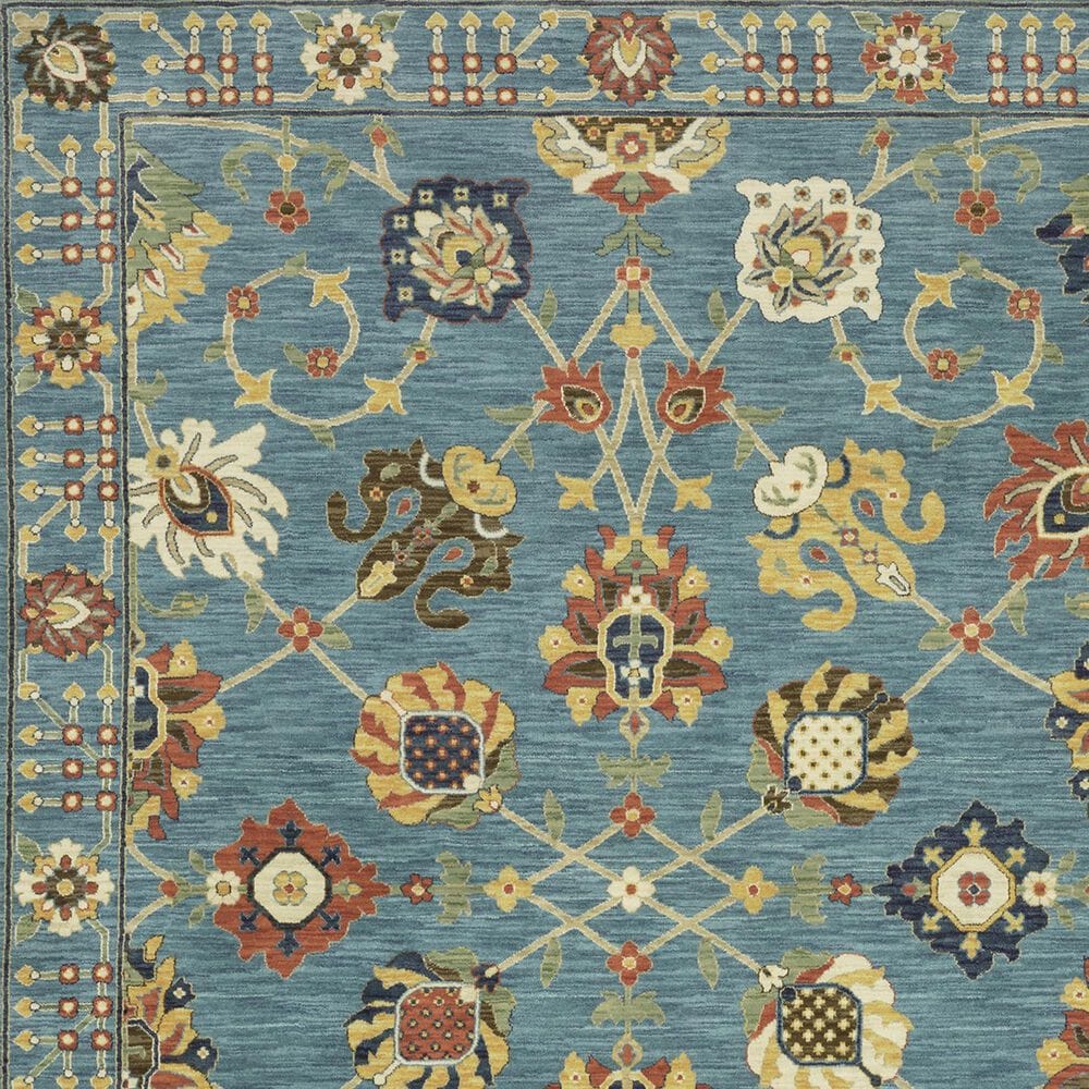 Oriental Weavers Francesca FR01E 7&#39;10&quot; x 10&#39;10&quot; Blue Area Rug, , large