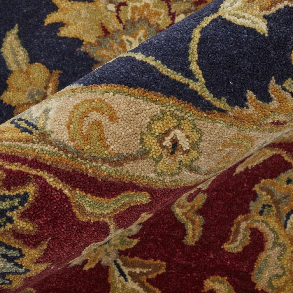 Feizy Rugs Wagner Navy and Red 5&#39; x 8&#39; Area Rug, , large