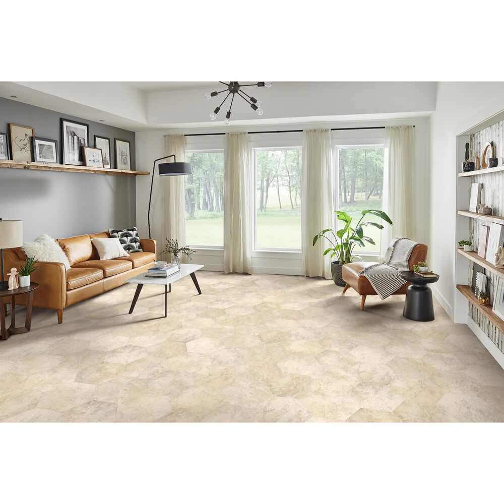 Mannington Adura Apex Luxxe Hexagon Pearl 13.6" x 11.8" Luxury Vinyl Plank, , large