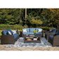 Ashley Windglow Patio End Table in Brown, , large