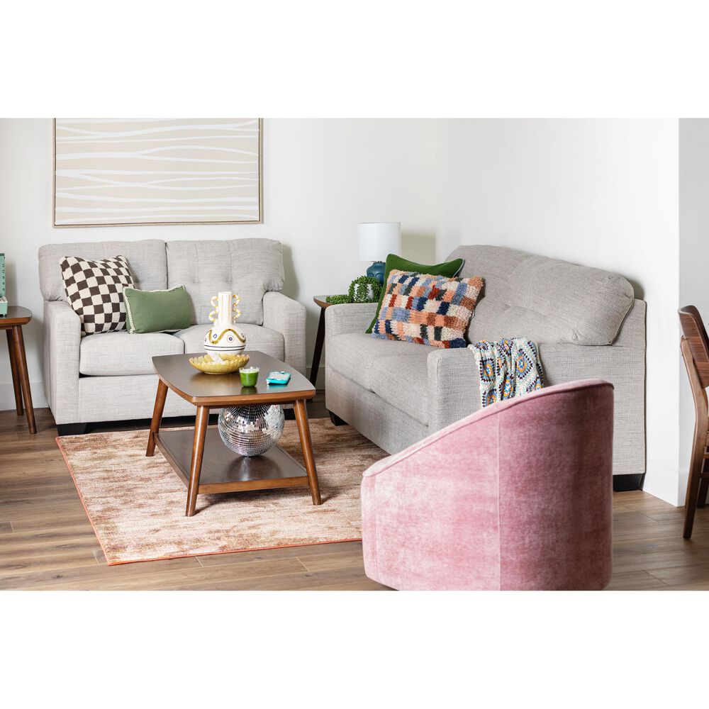 Ashley Mahoney Stationary Sofa in Pebble, , large