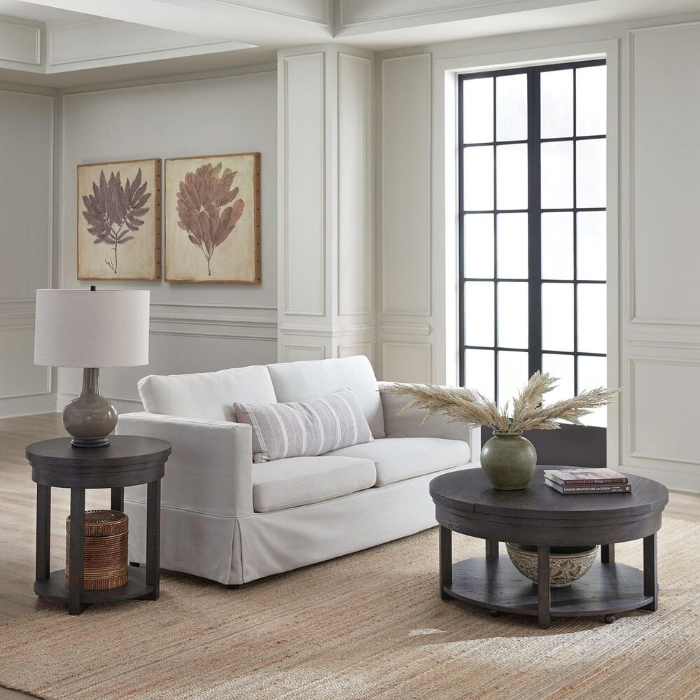 Belle Furnishings Weston End Table in Peppercorn, , large