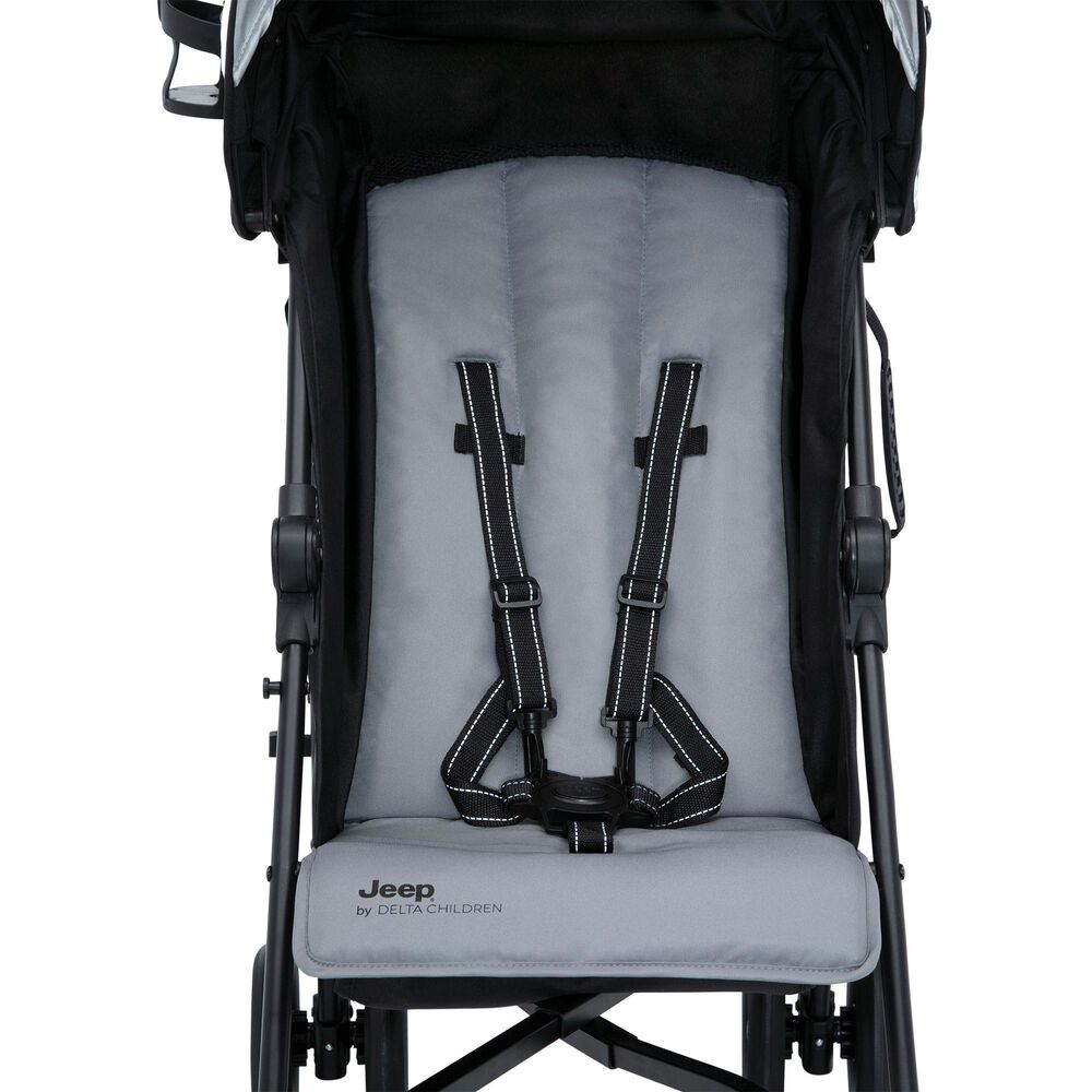 Delta Jeep AdventureGlyde Stroller in Black and Grey, , large