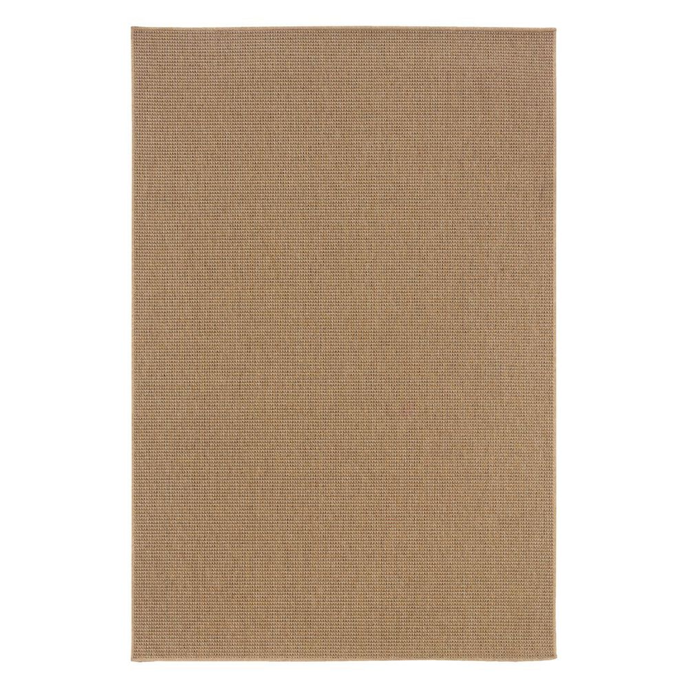 Oriental Weavers Karavia 2067X 8"6" x 13" Sand Outdoor Rug, , large