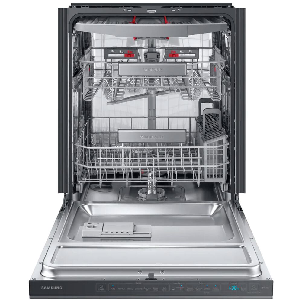 Samsung Built-In Dishwasher Linear Wash 39 dBA in Fingerprint Resistant Black Stainless Steel, , large