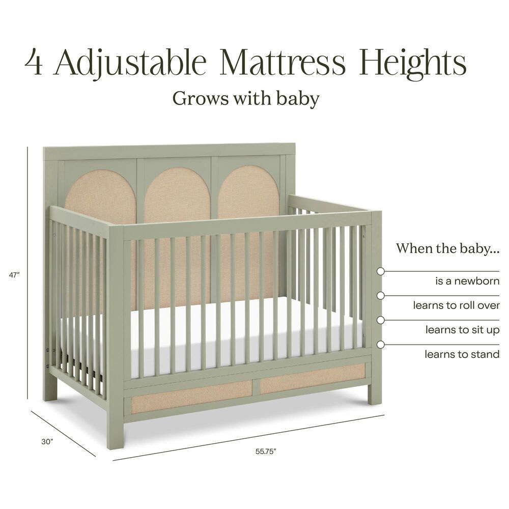 DaVinci Eloise 4-in-1 Convertible Crib in French Sage, , large