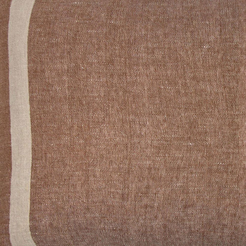 Pom Pom At Home Rory 28" x 36" Big Pillow with Insert in Terra Cotta and Flax, , large
