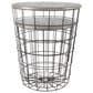 Timberlake Lavish Home 2-Piece Round Nesting Tables in Gray, , large