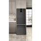 Whirlpool 12.7 Cu. Ft. Counter-Depth Wide Bottom-Freezer Refrigerator in Black Stainless, , large