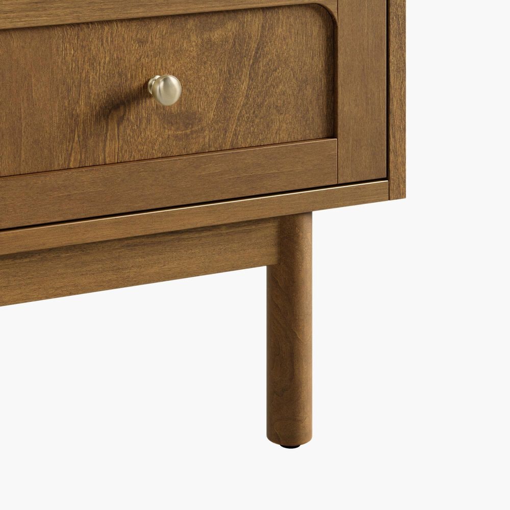 James Martin Laurent 36" Single Bathroom Vanity in Honey Oak with 3 cm Eternal Jasmine Pearl Silestone Top and Rectangular Sink, , large