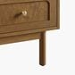 James Martin Laurent 36" Single Bathroom Vanity in Honey Oak with 3 cm Eternal Jasmine Pearl Silestone Top and Rectangular Sink, , large