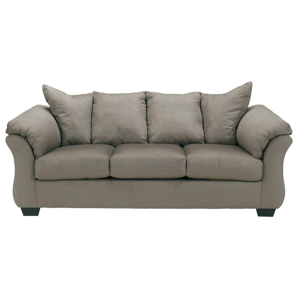 Signature Design by Ashley Darcy Stationary Sofa in Cobblestone, , large