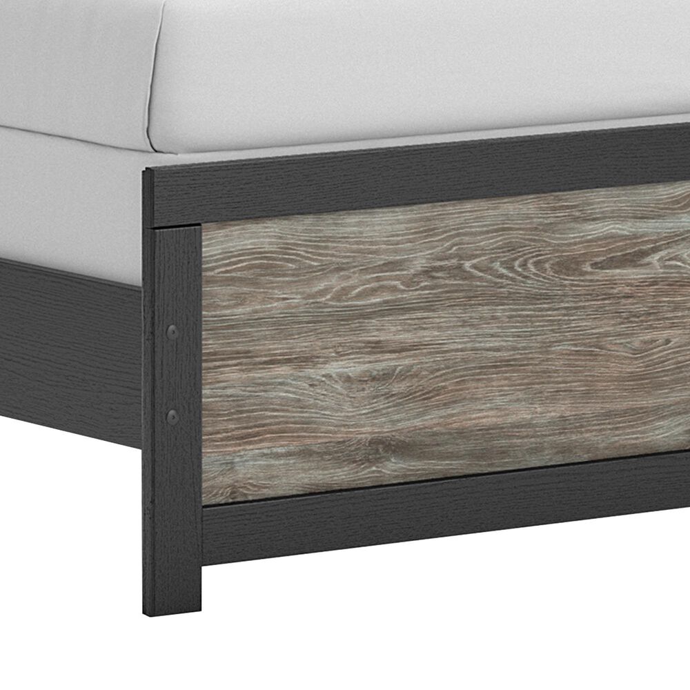 Ashley Broachmyn King Panel Bed in Black and Gray, , large