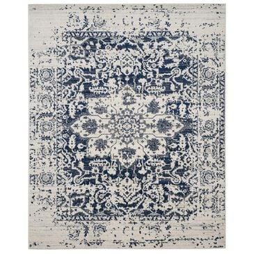 Safavieh Madison MAD603D-8 8" x 10" Cream/Navy Area Rug, , large