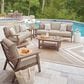 Ashley Grover Beach Outdoor Sofa with Cushion in Driftwood, , large