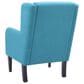 Linon Home Decor Jerika Accent Chair in Teal, , large