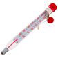 Kitchen Supply Candy and Deep Fry Thermometer in Clear and Red, , large