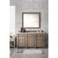 James Martin Vanities Bristol 60" Single Bathroom Vanity in White Washed Walnut with 3 cm White Zeus Quartz Top and Rectangular Sink, , large