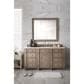 James Martin Vanities Bristol 60" Single Bathroom Vanity in White Washed Walnut with 3 cm White Zeus Quartz Top and Rectangular Sink, , large
