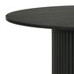 Pacific Landing Hamlyn Round Counter Height Dining Table in Black - Table Only, , large