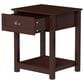Timberlake Hastings Home 1-Drawer End Table in Dark Brown, , large