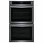 Frigidaire 30" Double Electric Wall Oven with Fan Convection in Black Stainless Steel, , large