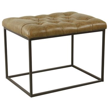 Kinfine Small Ottoman in Light Brown, , large