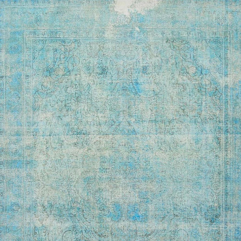 Loloi Loren LQ-08 2&#39;6&quot; x 7&#39;6&quot; Aqua Runner, , large