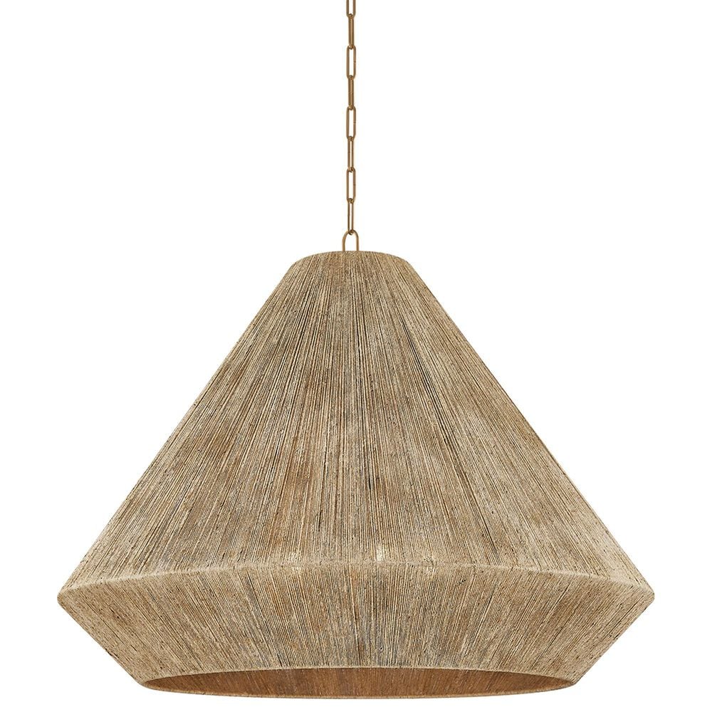 Troy Lighting Keats 5-Light Pendant in Patina Brass, , large